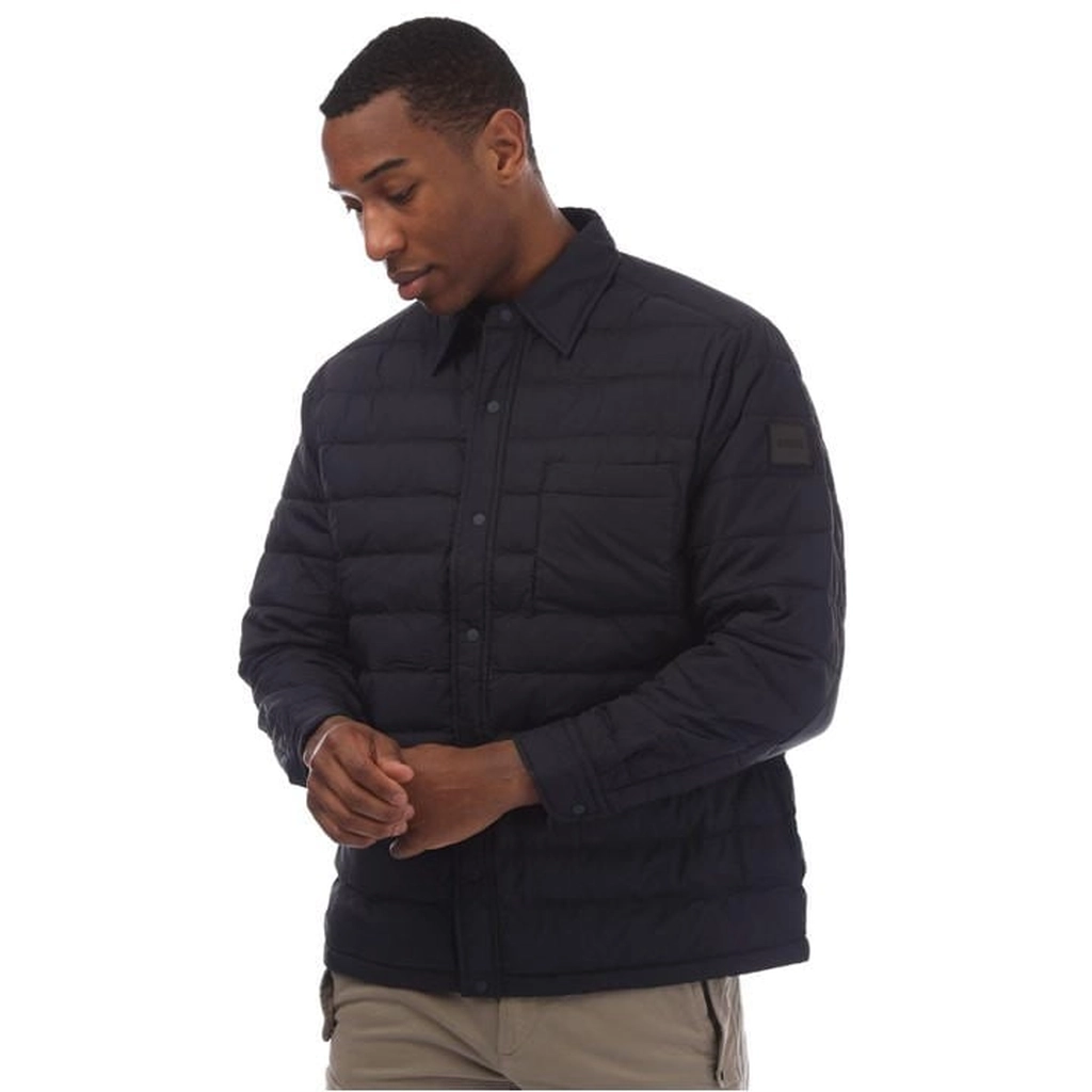 Hugo Boss Lambizzo Padded Overshirt - Blue